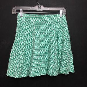 Turquoise skirt